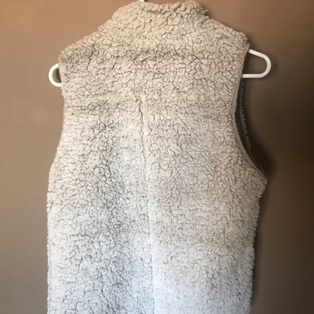 Open Front Wool Vest - Picture 2 of 6
